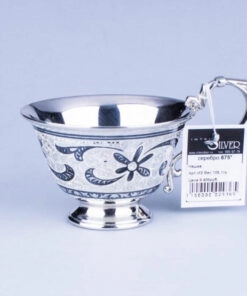 серебряная чайная чашка