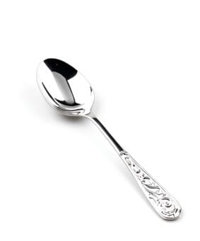 десертная ложка из серебра