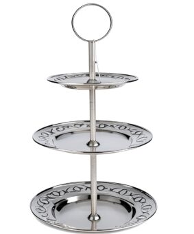 серебряная этажерка