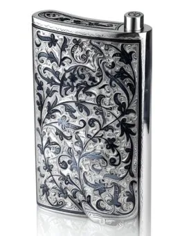 серебряная фляга для воды