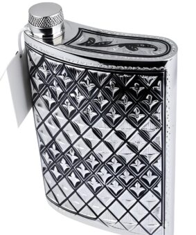 фляжка подарочная серебряная