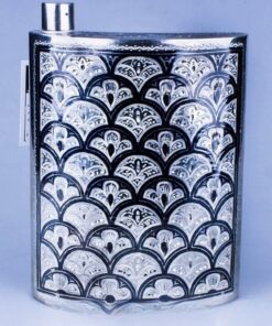 походная фляжка серебро