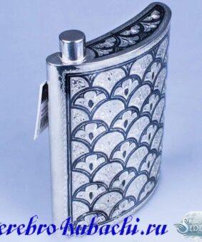 походная фляжка серебро