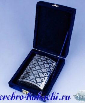 походная фляжка серебро