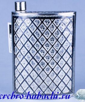 серебряная фляжка кубачи