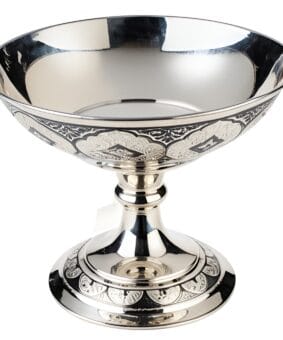 серебряная фруктовница кубачи