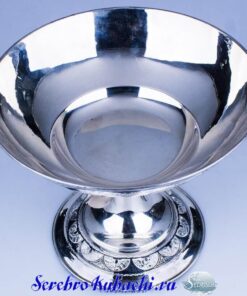 серебряная фруктовница кубачи