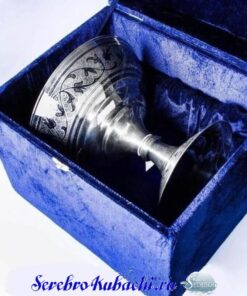 серебряная ваза фруктовница