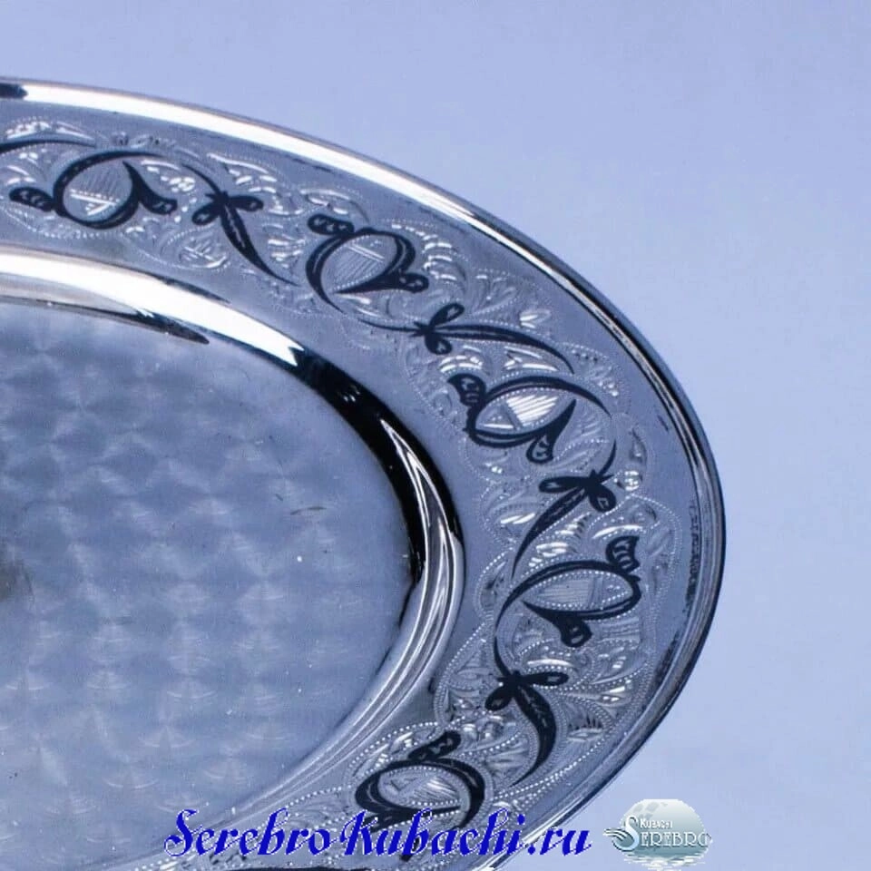 серебряная этажерка