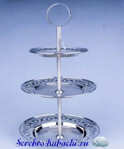 серебряная этажерка