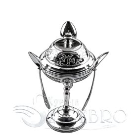 Серебряная икорница с логотипом 7 серебряная икорница с логотипом