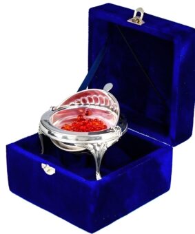Серебряная икорница Шар 5 серебряная икорница шар