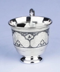 чайная серебряная пара