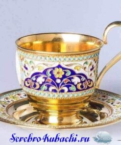 серебряная кофейная пара