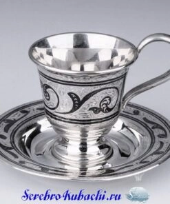 кофейная пара из серебра