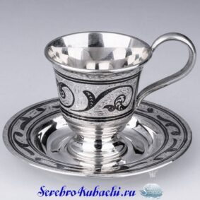Набор серебряных кофейных пар 13 кофейная пара из серебра