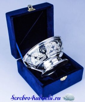 конфетница серебро кубачи