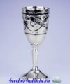 серебряная коньячная рюмка