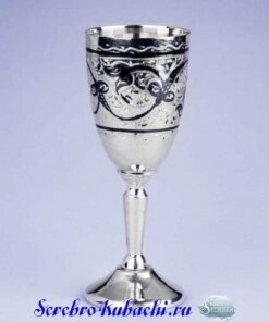 серебряная коньячная рюмка