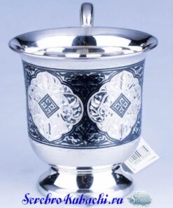 серебряная кружка для чая