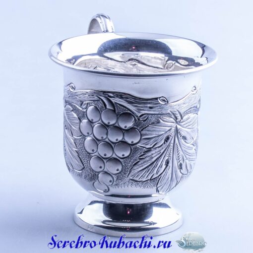 Серебряная кружка виноградная лоза 7 серебряная кружка виноградная лоза