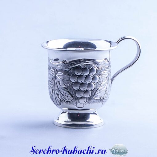 Серебряная кружка виноградная лоза 8 серебряная кружка виноградная лоза