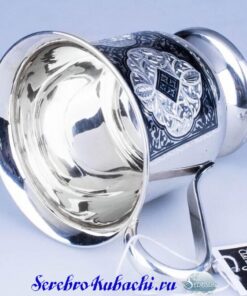 серебряная кружка для чая