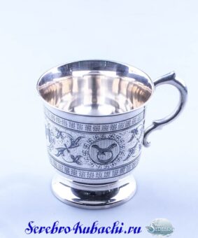 серебряная кружка телец
