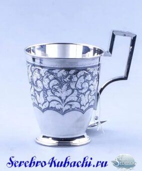 серебряная кружка 925 пробы