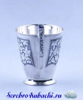 серебряная кружка 925 пробы