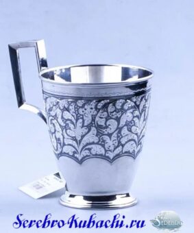 серебряная кружка 925 пробы