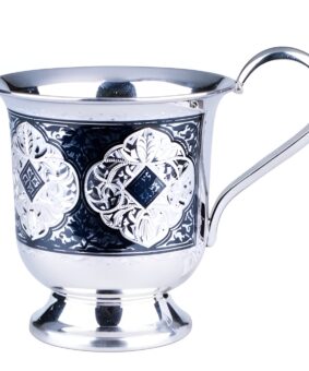 серебряная кружка для чая