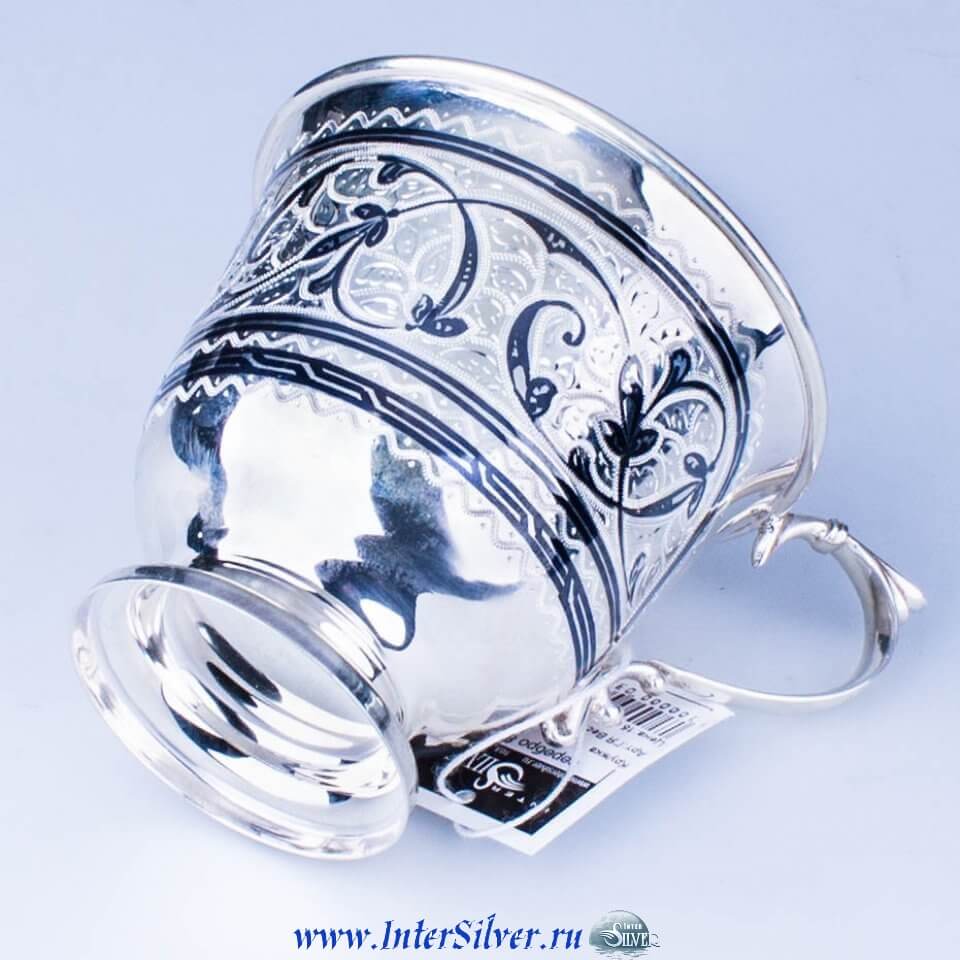 Серебряная кружка Кубачи. 875* Цена 16300 рублей!