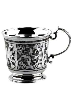 серебряная кружка скорпион