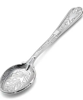 серебряная ложечка для соли