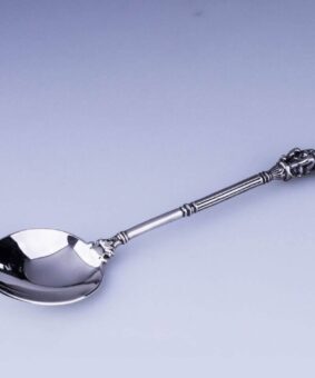 серебряная ложка ангел