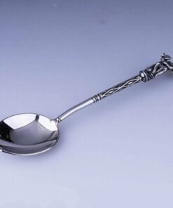 серебряная ложка херувим