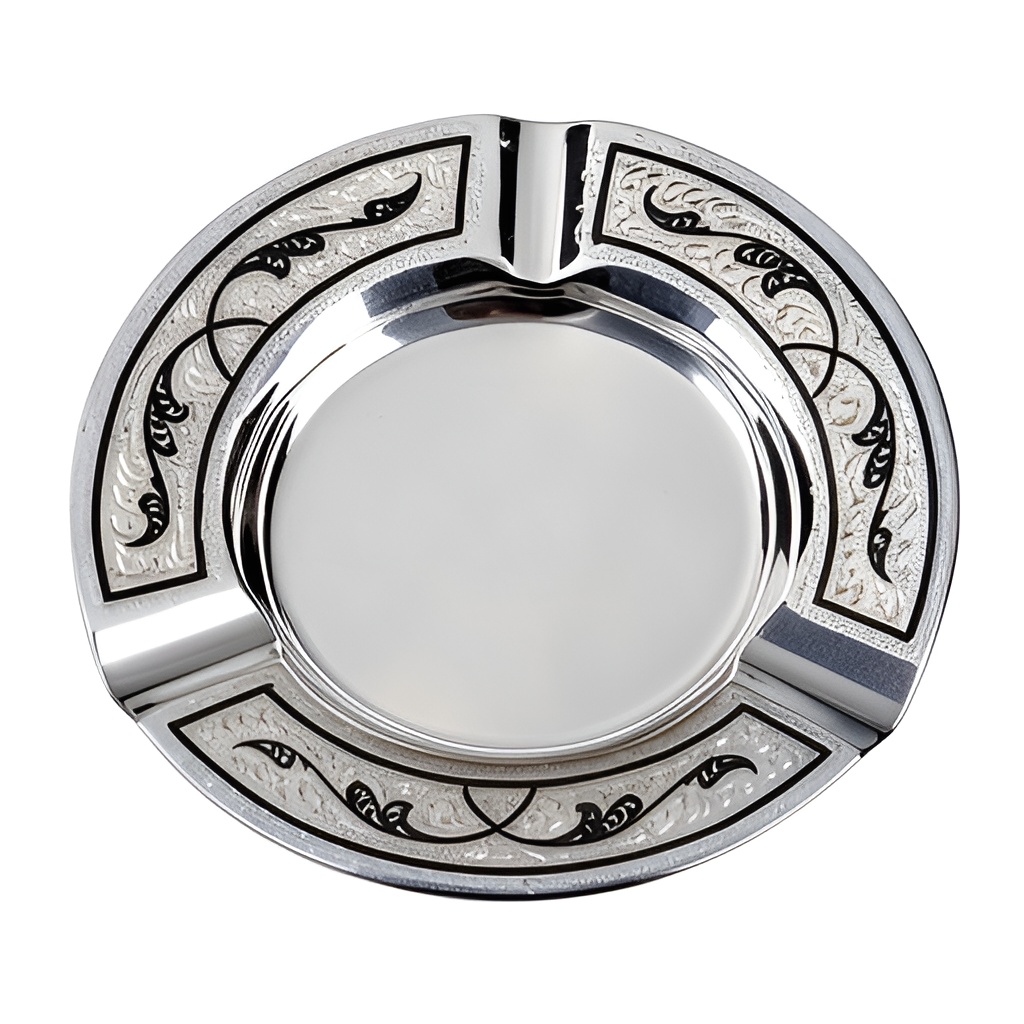 Серебряная пепельница "Кубачи" 1 серебряная пепельница