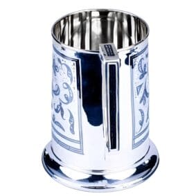 серебряная пивная кружка