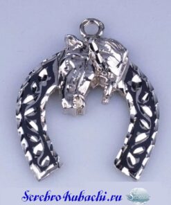 серебряная подкова лошадь