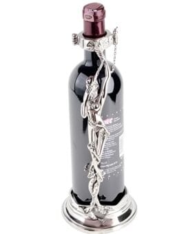 Серебряная подставка под бутылку