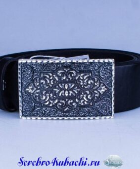 серебряная пряжка