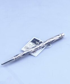 серебряная шариковая ручка
