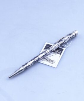 серебряная ручка с гравировкой