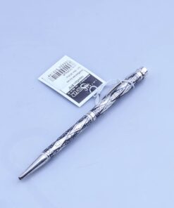 серебряная ручка с гравировкой