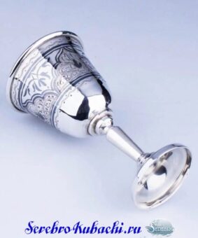 Серебряная рюмка 6 рюмка серебряная на ножке