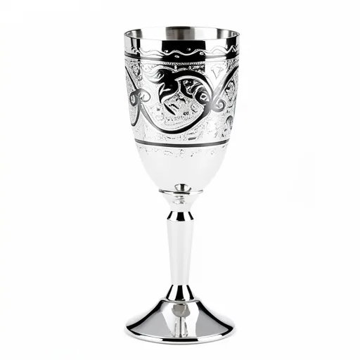 Серебряная коньячная рюмка 1 серебряная рюмка