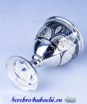 рюмка серебряная кубачи