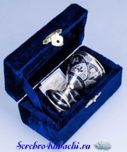 серебряная кубачинская рюмка