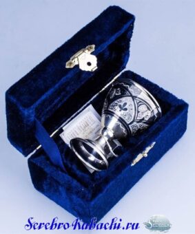 серебряная кубачинская рюмка